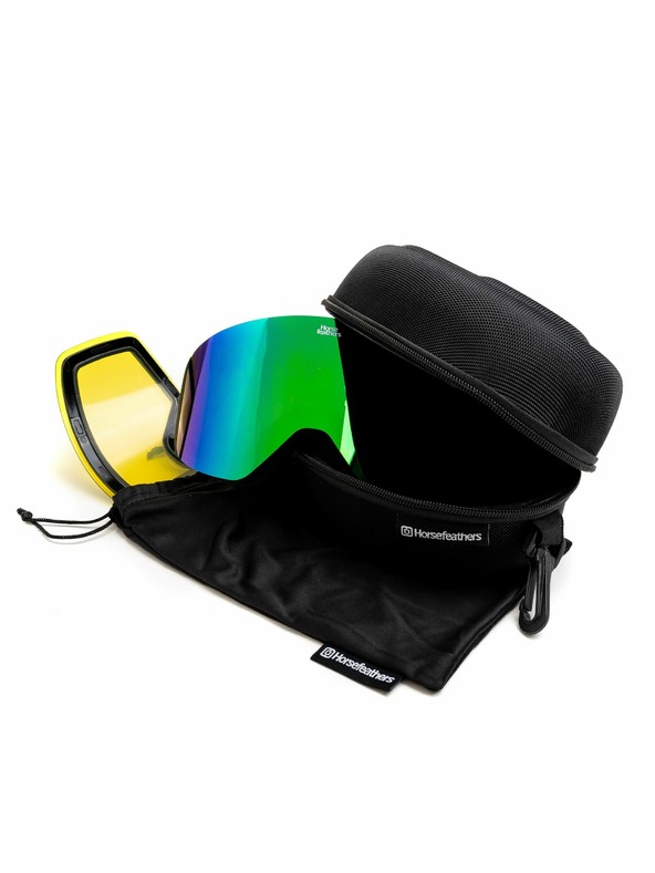 Horsefeathers Snowboard naočale Colt - black/mirror green