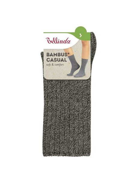 Bellinda BAMBUS CASUAL SOCKS - Zimske bambusne čarape - sivi mélange