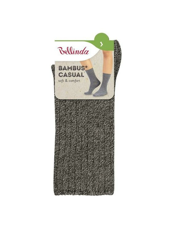Bellinda BAMBUS CASUAL SOCKS - Zimske bambusne čarape - sivi mélange