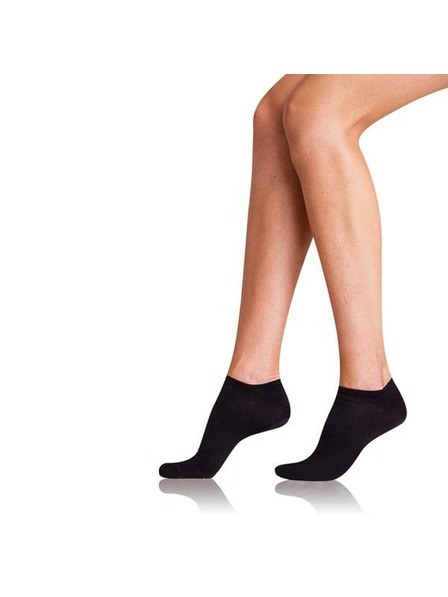 Bellinda COTTON IN-SHOE SOCKS 2x - Ženske kratke čarape 2 para - crna