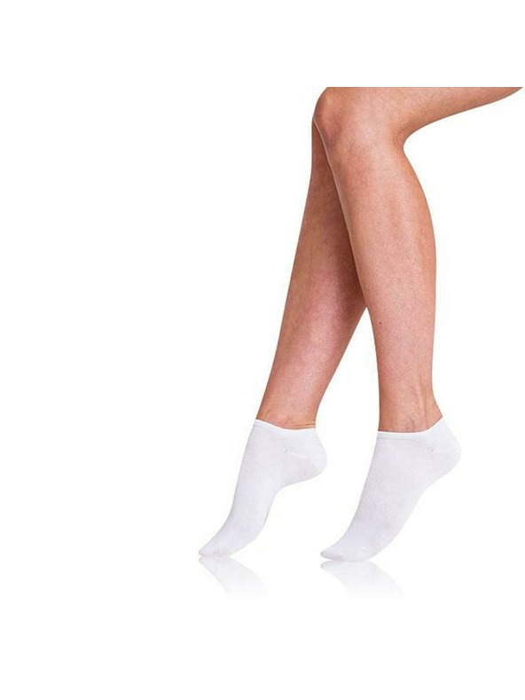 Bellinda COTTON IN-SHOE SOCKS 2x - Ženski kratke čarape 2 para - bijela