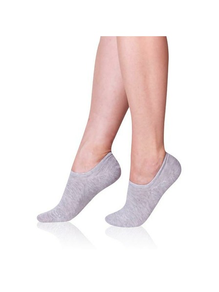 Bellinda BAMBUS SNEAKER SOCKS - Ženskih čarape invisible - siva