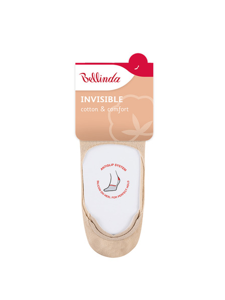 Bellinda INVISIBLE SOCKS - Nevidljive čarape pogodne za sneaker cipele - bež