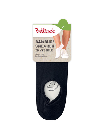 Bellinda BAMBUS SNEAKER SOCKS - Ženskih čarape invisible - crna