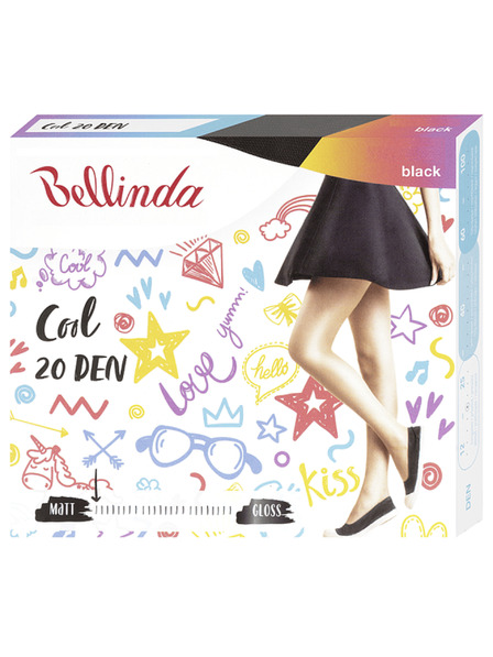 Bellinda COOL 20 DEN - Modne čarape - crne