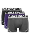 DIM DIM SPORT MICROFIBRE BOXER 3x - Muške sportske bokserice 3 kom - siva - plava - crna
