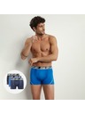 DIM DIM SPORT MICROFIBRE BOXER 3x - Muške sportske bokserice 3 kom - crna - plava