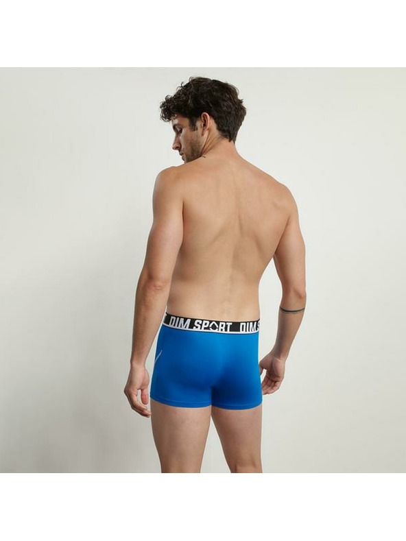 DIM DIM SPORT MICROFIBRE BOXER 3x - Muške sportske bokserice 3 kom - crna - plava