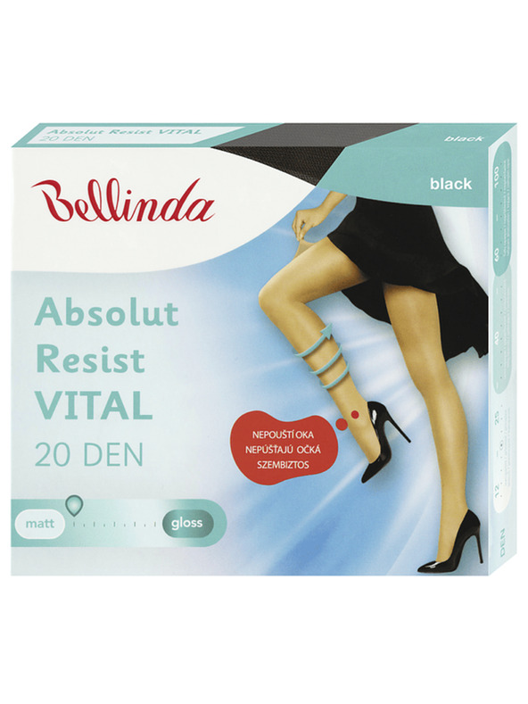 Bellinda Crne ženske tajice Bellinda 20 DEN ABSOLUT RESIST VITAL