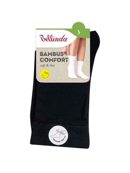 Bellinda Crne ženske čarape Bellinda BAMBUS COMFORT SOCKS