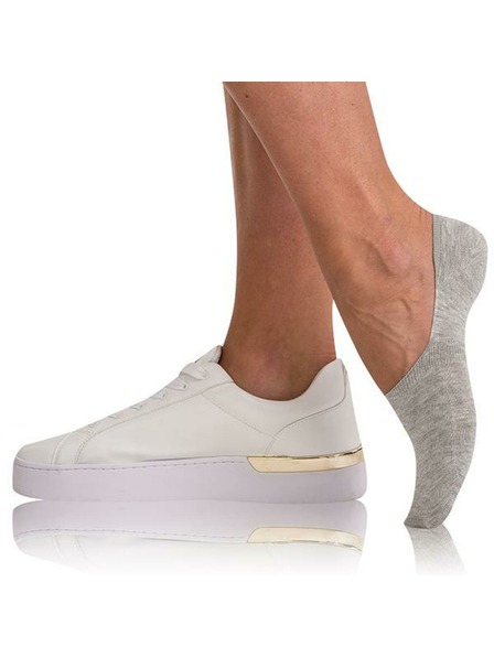 Bellinda Sive ženske bambusove vrlo niske čarape BELLINDA Bambus Footie