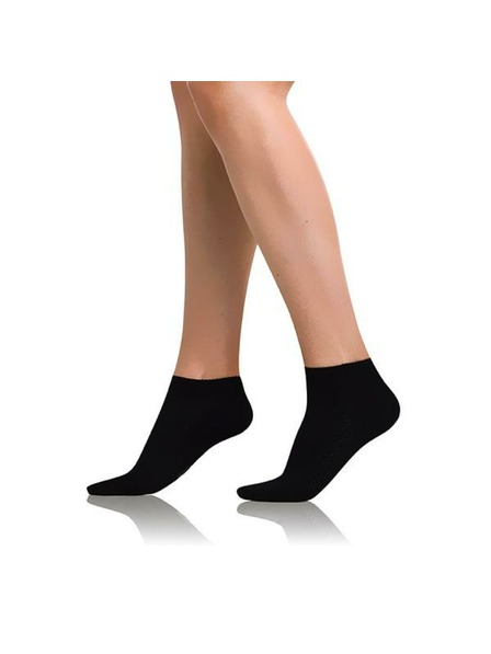 Bellinda Crne ženske gležnjače Bellinda BAMBUS AIR LADIES IN-SHOE SOCKS