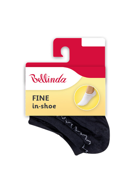 Bellinda Crne ženske čarape Bellinda FINE IN-SHOE SOCKS