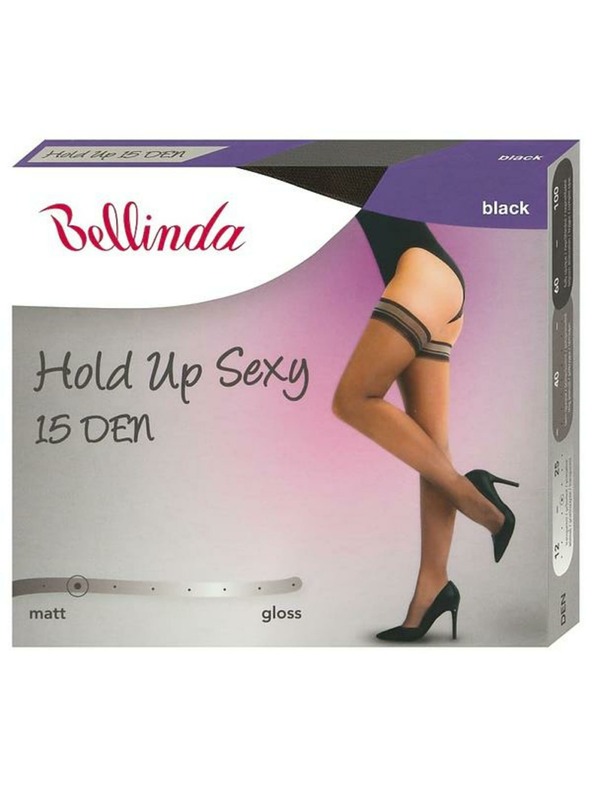 Bellinda Crne ženske tajice BELLINDA Hold Up Sexy 15 DEN