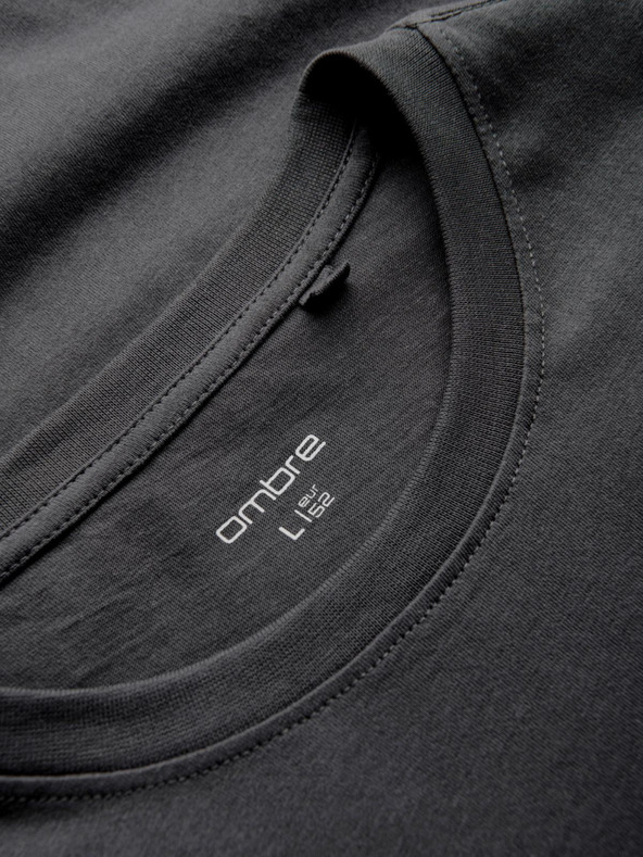 Ombre Clothing Muška pamučna majica s Ombre Streetstyle džepnim printom Ombre Clothing