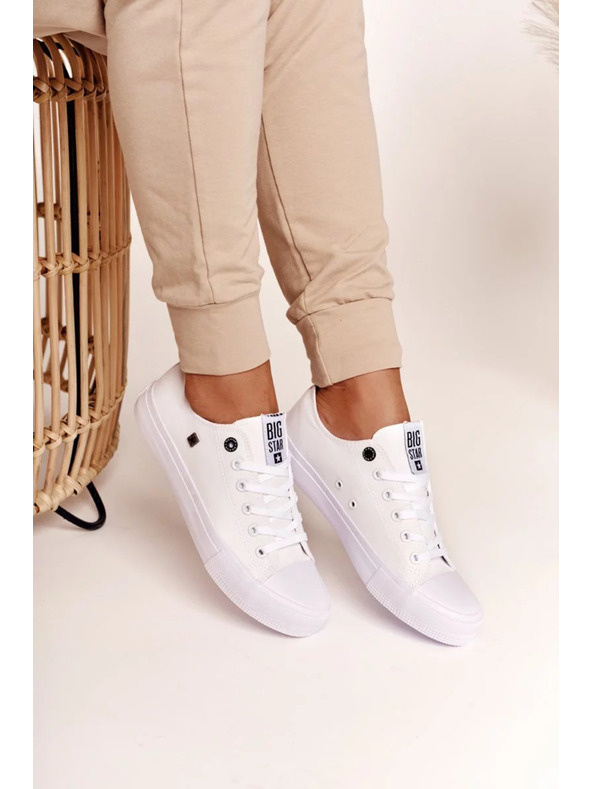 BIG STAR SHOES Ženske klasične Big Star tenisice - bijele