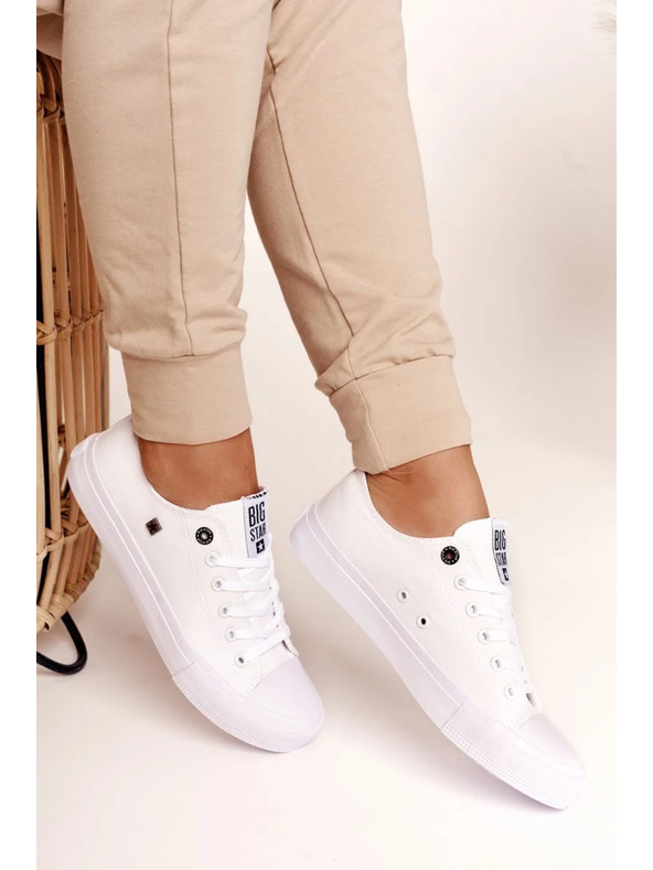 BIG STAR SHOES Ženske klasične Big Star tenisice - bijele
