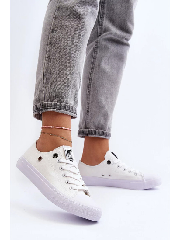 BIG STAR SHOES Ženske klasične Big Star tenisice - bijele