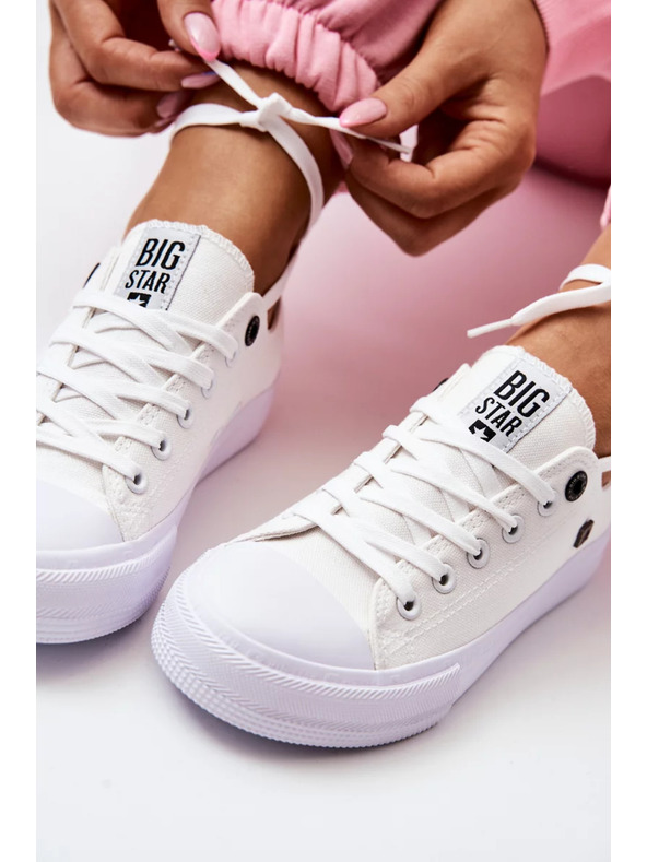 BIG STAR SHOES Ženske klasične Big Star tenisice - bijele
