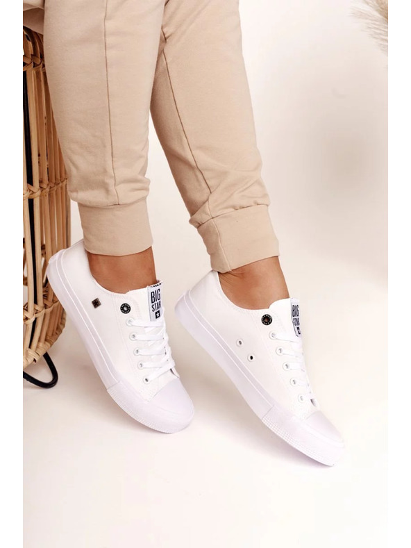 BIG STAR SHOES Ženske klasične Big Star tenisice - bijele