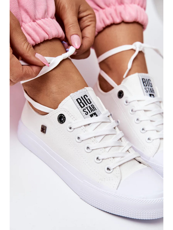 BIG STAR SHOES Ženske klasične Big Star tenisice - bijele