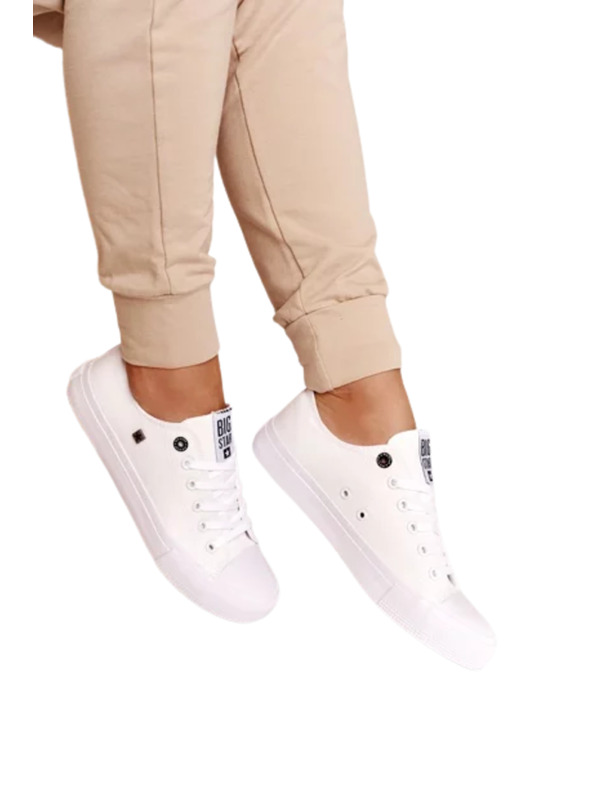 BIG STAR SHOES Ženske klasične Big Star tenisice - bijele