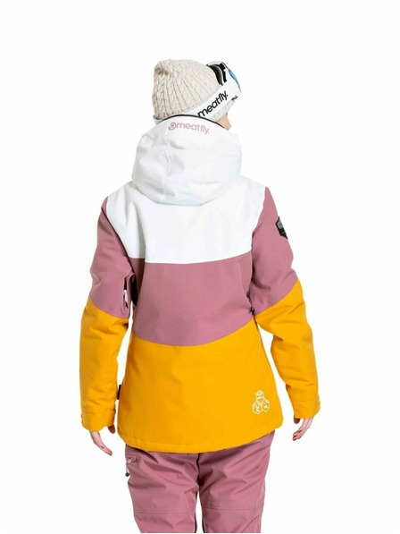 Meatfly Meatfly ženski SNB & SKI jakna Kirsten White / Sunflower