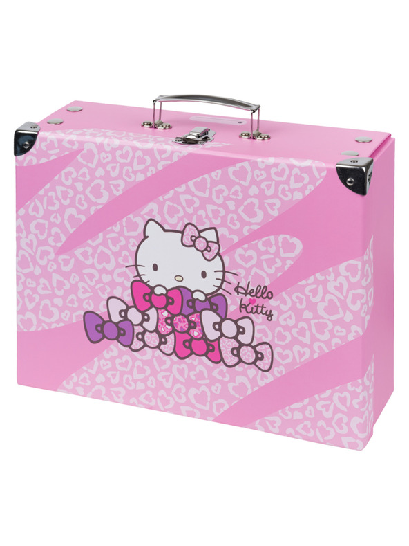 BAAGL  BAAGL Sklopiva školska torba Hello Kitty Sweet Leopard sa okovima