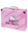 BAAGL  BAAGL Sklopiva školska torba Hello Kitty Sweet Leopard sa okovima