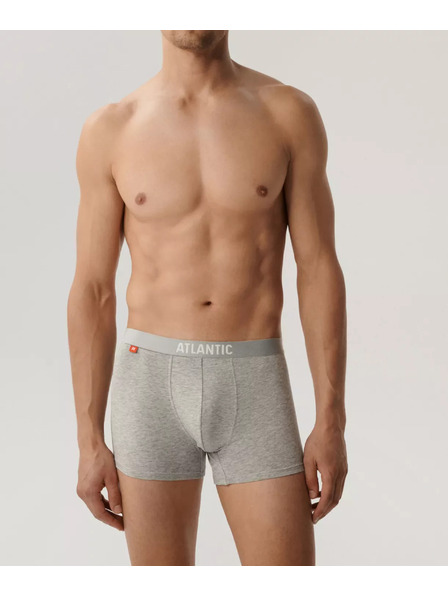 Atlantic 3-PACK Muške gaće sive i crne