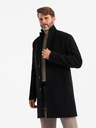 Ombre Clothing Crni muški lagani kaput Ombre Clothing