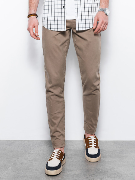 Ombre Clothing Bež muške chino hlače Ombre odjeća P1059