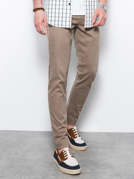 Ombre Clothing Bež muške chino hlače Ombre odjeća P1059