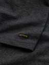 Ombre Clothing Crna muška majica s pakosim izrezom Ombre Odjeća