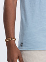 Ombre Clothing Plava muška majica Ombre Clothing