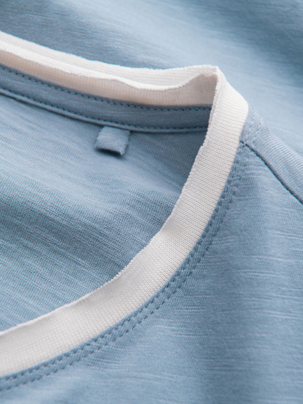 Ombre Clothing Plava muška majica Ombre Clothing