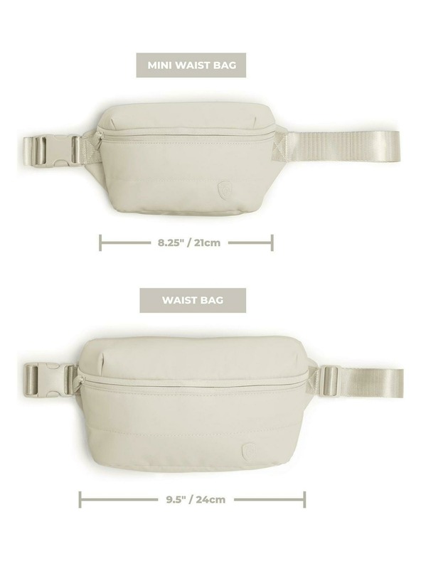 Heys Mini torbica oko struka Heys Puffer Mini Waist Bag Off White