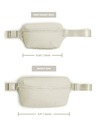 Heys Mini torbica oko struka Heys Puffer Mini Waist Bag Off White
