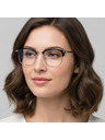VEYREY VeyRey nerd sunčane naočale Gruvunk srebrni okvir prozirna stakla