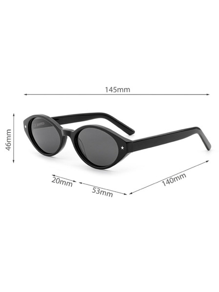 VEYREY VeyRey ženske cat-eye acetatne polarizirajuće sunčane naočale Aest smeđi okvir žuta stakla