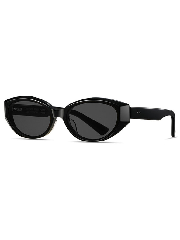 VEYREY VeyRey ženske cat-eye acetatne sunčane naočale Sublepp crni okvir crna stakla