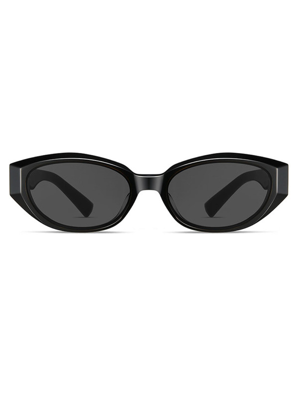 VEYREY VeyRey ženske cat-eye acetatne sunčane naočale Sublepp crni okvir crna stakla