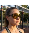 VEYREY VeyRey sportske sunčane naočale Burub crni okvir zlatna stakla