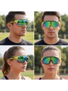 VEYREY VeyRey sportske sunčane naočale Adha crna obruba zelena stakla