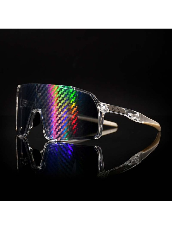 VEYREY VeyRey sportske sunčane naočale Ogharod (hologram Carbon) prozirna obruba visebajna stakla