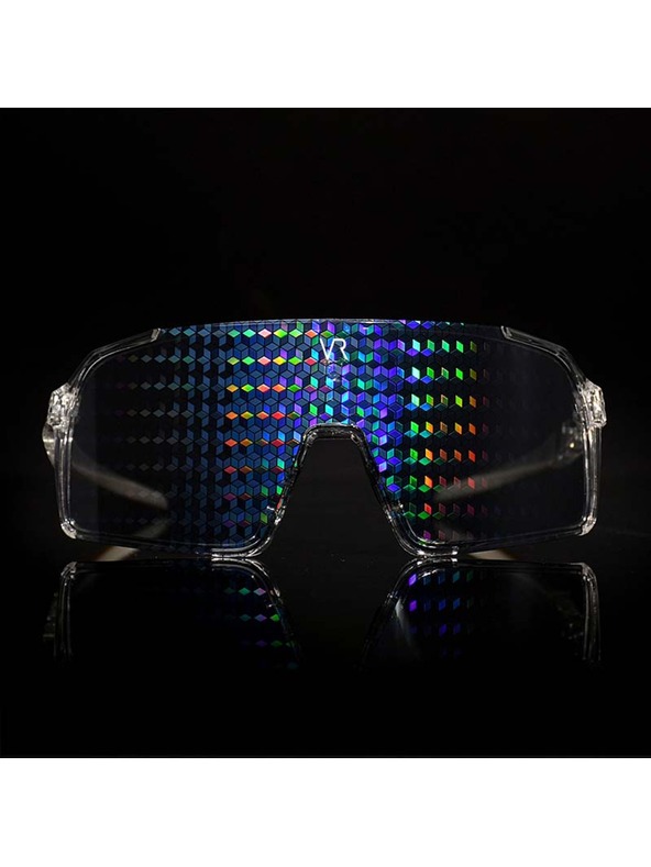 VEYREY VeyRey sportske sunčane naočale Ogharod (hologram Diamant) prozirna obruba visebajna stakla