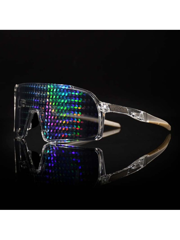 VEYREY VeyRey sportske sunčane naočale Ogharod (hologram Diamant) prozirna obruba visebajna stakla