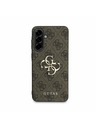Guess Guess PU 4G Metal Logo Stražnji Poklopac za Samsung Galaxy A56 Brown