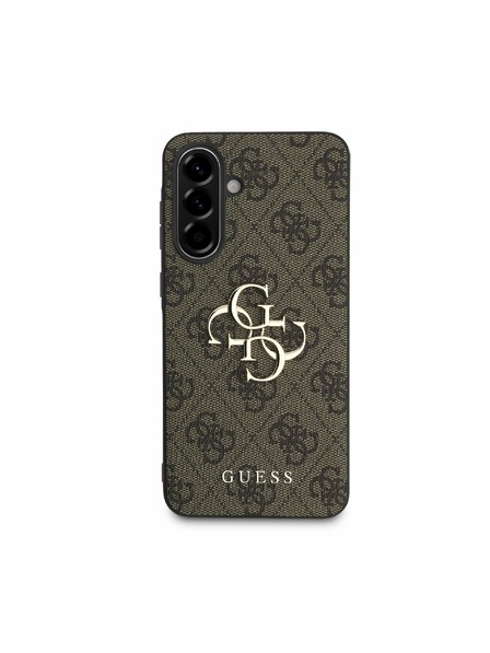 Guess Guess PU 4G Metal Logo Stražnji Poklopac za Samsung Galaxy A56 Brown