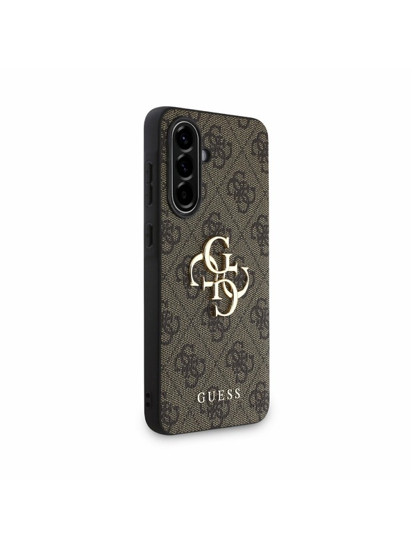 Guess Guess PU 4G Metal Logo Stražnji Poklopac za Samsung Galaxy A56 Brown